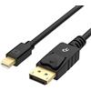 Rankie, cavo Mini DP a DP, placcato oro, da Mini DisplayPort a DisplayPort, 4 K, risoluzione Ready