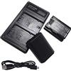 XITAIAN XITAI 2 Pack 7.2V 2280mAh NP-FZ100 Batteria di Ricambio e Dual LCD Caricabatterie Compatibile con Sony A9 A9R A9S, Alpha9 9R 9S, A7 III A7RIII A7R3 And More