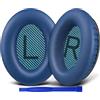 SOULWIT Cuscinetti Auricolari Ricambio per Bose SoundTrue Around-Ear II (Sound True AE2) Cuffie, Padiglioni in Morbida Pelle Proteica e Schiuma Ad Alta Densità - Blu Zaffiro (Blu Scrims)