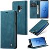 Sojlecyu Cover per Samsung Galaxy S9 Plus Custodia, a Libro Portafoglio in Premium Pelle PU Porta Carte Flip Case Supporto Protezione Case Cover per Samsung Galaxy S9 Plus, Blu verde