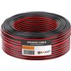 MANAX SC2075RB-25 Cavo altoparlante 2x0,75mm² CCA, 25,0m, rosso/nero