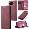 Sojlecyu Cover per Google Pixel 10a Custodia, a Libro Portafoglio in Premium Pelle PU Porta Carte Flip Case Supporto Protezione Case Cover per Google Pixel 10a, Vino Rosso