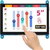 ELECROW Monitor touchscreen per Raspberry Pi, Mini monitor da 5 pollici 800×480 HD IPS Raspberry Pi Display compatibile con Raspberry Pi, PC, Jetson Nano