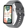 BOJYS Silicone Cinturino per Watch Fit Mini, Braccialetto Morbido e Confortevole Resistente All'acqua Lunghezza Regolabile Sostituzione Sportiva 16mm Cinturino per Talkband B3/B6/B7