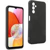 REY Cover in Gel TPU Nera per Samsung Galaxy A14 4G / 5G / LTE, Ultra Sottile 0,33 mm, Morbido Flessibile, Custodia Silicone