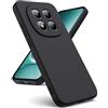 Oududianzi - Cover per Xiaomi Redmi Note 15 Pro 5G, Custodia Silicone Liquido, Interno in Microfibra Morbida, Protezione Antiurto Resistente - Nero