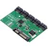 NFHK SATA 3.0 6Gbps 1 a 5 Porte Splitter HUB Adattatore Convertitore PM Moltiplicatore Port Selettore JMB575
