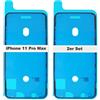 IS-TECK Set di 2 adesivi di ricambio per iPhone 11 Pro Max per display e custodia, pellicola impermeabile