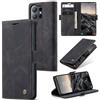 Sojlecyu Cover per Samsung Galaxy S26 Ultra a Libro Portafoglio, Nero | Custodia con 2 slot carte e scomparto banconote, chiusura magnetica, funzione supporto e TPU antiurto - Custodia a libretto