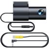 GKU Telecamera Posteriore Non Impermeabile con Cavo di Prolunga da 6 Metri, Porta AV-IN, Telecamera di Retromarcia per Interni, Solo per Dash Cam GKU D600/D600PRO, Non per Dash Cam di Altre Marche