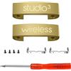 Sodorous Studio 3 - Connettore di ricambio in metallo per archetto, compatibile con cuffie over-ear Beats Studio 3.0, kit di riparazione wireless (oro)