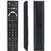 InfratexRC Telecomando vocale compatibile per Panasonic R3PA23 398GR08BEPSN0002UI TX-65JX710E TX-65JXW704 TX-65JX700E TX-65JX710E TX-55JXW714 TX-65JX700 TX-55JXW704 TX-55JXW714 TX-55JX710E TX-55JXW704