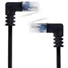 chenyang CY Cat6 Cavo Ethernet ad angolo, ultra sottile, RJ45, cavo di rete UTP, Cat6a, Cavo Patch LAN per: Laptop, Router, TV Box, 25 cm