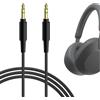 GEEKRIA Cavo audio compatibile con Sony Inzone H9 II, WH-1000XM6/1000XM5/1000XM4, WH-XB910N/XB900N, WH-CH720N, cavo stereo di ricambio da 3,5 mm (4 ft/1,2 m)