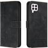 Bravoday Cover per Huawei P40 Lite 4G / Nova 6SE / Nova 7i, Flip Custodia in Pelle PU Portafoglio Custodia per Huawei P40 Lite 4G / Nova 6SE / Nova 7i, con Slot per Schede, Nero