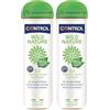 Control Wild Nature Gel Massaggio 3 in 1 A Base D'Acqua con 99,4% Di in gredienti Ad Origin e Naturale - 100% Made in Italy - 200 Ml (Confezione da 2)