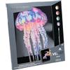 Diamantiny Level Up - Jelly Fish - Quadro Medusa con Sfondo di Velluto