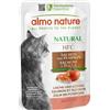 Almo Nature HFC Natural, Alimento Umido per Gatti - Salmone e Zucca, Human Grade, Gluten Free, Monoproteico, 55g, Confezione da 24