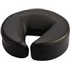 Master Massage Equipment Master Massage - Cuscino per lettino da massaggio, con chiusura in velcro, colore: Nero