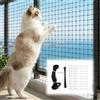 OJTOJT Rete per Gatti per Balcone, Rete Rinforzata con Filo Rinforzato, Rete per Balcone, terrazza, finestre, Porte, 6 x 3 m, 6 x 3 m