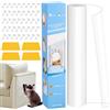 Zaxiva Protezione divano graffi gatto, pellicola autoadesiva 6m x 30cm, trasparente antigraffio per mobili, porte e pareti, copri divano antigraffio per gatto, proteggi divano gatti graffi