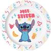 Tataway Disney Stitch Piatto Fondo per Microonde - Piatto in Plastica Resistente per Zuppe e Pasta | Leggero, Sicuro, Lavabile in Lavastoviglie