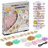 Fashion Angels Basic Fun Fashion Angels Kawaii Cuties Bracelet Design Kit - Crea 12 Braccialetti Kawaii con 10 Charms Carini e 20 Perline Speciali - Kit di Creazione Gioielli per Ragazze dai 6 Anni in Su