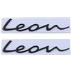 Generic Adesivo per auto con emblema Leon Styling Decal Badge decorazione accessori (Nero)