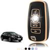 TOOMUME Cover Chiave TPU, Custodia Chiave Adatto per BMW 1/2/3/4/5/6/7 Serie X1 X3 X4 M3 M4 M5 F10 F20 F25 F30 F80 520 525 116i 118i 320i, Copri Chiavi Guscio Chiave Auto Telecomando - Smart Key
