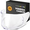 Everalo Visiera Compatibile con LS2 FF353 Rapid - Rapid II - FF320 Stream Evo - FF800 Storm - Storm II (Trasparente)