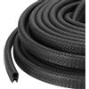 PATIKIL Protezione Bordi In Gomma, 6 M X 14 Mm X 8 Mm Guarnizione A Canale U Con Clip Metalliche Adatta Per Bordi Da 5 Mm Per Porte Auto Lamierati Sportelli Angoli Tavolo, Nero