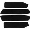 Opaltool Tappetini in Moquette per VW ID Buzz SWB | Opaltool 4Pcs Strisce di Soglia per Porte con Nastro Adesivo