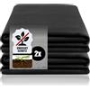 com-four® 2X Vello Anti erbaccia Resistente - Vello di Copertura Premium per Giardino e Costruzione - Protezione Efficace - Circa 30 g/m²