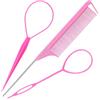 WeddHuis Set 3 Pezzi Accessori per Acconciature Hair Twister Strumenti per Trecce per Pettinature Fai da Te, Per Donne e Ragazze