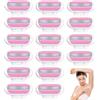 WANDGU Set di 16 ricariche per rasoi da donna: lame di ricambio per rasoi da donna, Venus Smooth per rasoio da donna rasatura morbida e durevole, ricarica (rosa)
