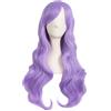 MapofBeauty 28 Pollic/70cm Parrucca Cosplay Lunga Capelli Ricci Della Signora Di Modo (Leggero Viola)