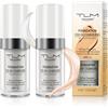 OSNCG Set di 2 fondotinta per l'invecchiamento della pelle, correttore liquido, con SPF 15, crema nude, idratante e di lunga durata