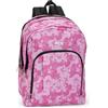 COMIX, ZAINO ORGANIZZATO ALLOVER HIBISCUS Unisex-Bambini e ragazzi, Rosa, Medio