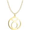 Sofia Milani - Collana da Donna in Argento 925 - Placcata in Oro - Ciondolo a Segno Zodiacale Toro - N0723