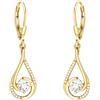 SOFIA MILANI - Orecchini da Donna in Argento 925 - Placcati in Oro e con Pietra Zircone - Orecchino Pendente a Goccia - E3091