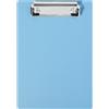 HXMJIED Portablocco A5 in plastica con morsetto in metallo gommato, piccolo portablocco blu ghiaccio formato A5 standard 225 x 155 mm, supporto per carta resistente, supporto per documenti memo, lavagna per