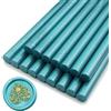 Ioggtser Bastoncini per sigilli in cera, Ioggtser 16 PCS Pistola Colla Sigillo Cera Sticks per timbro di cera sigillo, bastoni di cera di tenuta per fare sigilli di cera per inviti a nozze(Duck Green)