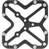 M-WAVE Platform for System Pedals, 85 X 90 Mm, SPD And Look Keo Compatible, Black, incl. Silver Replacable Pins, On Card