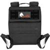 WOLF TACTICAL Zainetto ponderato per piastre zavorre, piastre di peso, zaino per corsa, camminata, allenamento di forza, nero, Large, Tattico