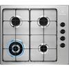 Electrolux Piano Cottura Gas Slim Side Control EGS6414X 4 Fuochi 60cm Acciaio
