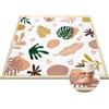 omedecal Tappeto Gioco Neonato Gattonamento, 150x180x3cm, Tappetone Pieghevole per Bambini, Superficie in Morbida Flanella con Base Antiscivolo per Camera e Soggiorno - BOHO