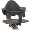 Stokke Nomi Baby Set, Anthracite - Fornisce supporto laterale e dorsale mentre il bambino impara a sedersi - Compatibile con tutte le sedie Nomi
