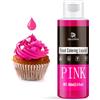 DecorRom Coloranti Alimentari Rosa, Liquido Concentrato Insapore per Torte, 160ml