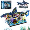 kiothdre Set Costruzioni Forma Squalo, Giocattolo Meccanico Girevole a Forma di Squalo, Regalo di Compleanno per Maschio Bambino 6-12 Anni