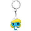 Funko POP! Keychain: Smurfs - Smurfette - Mini Figura in Vinile da Collezione Novità Portachiavi - Riempitivi per Calze - Idea Regalo - Merchandising Ufficiale - TV Fans - Minifigure
